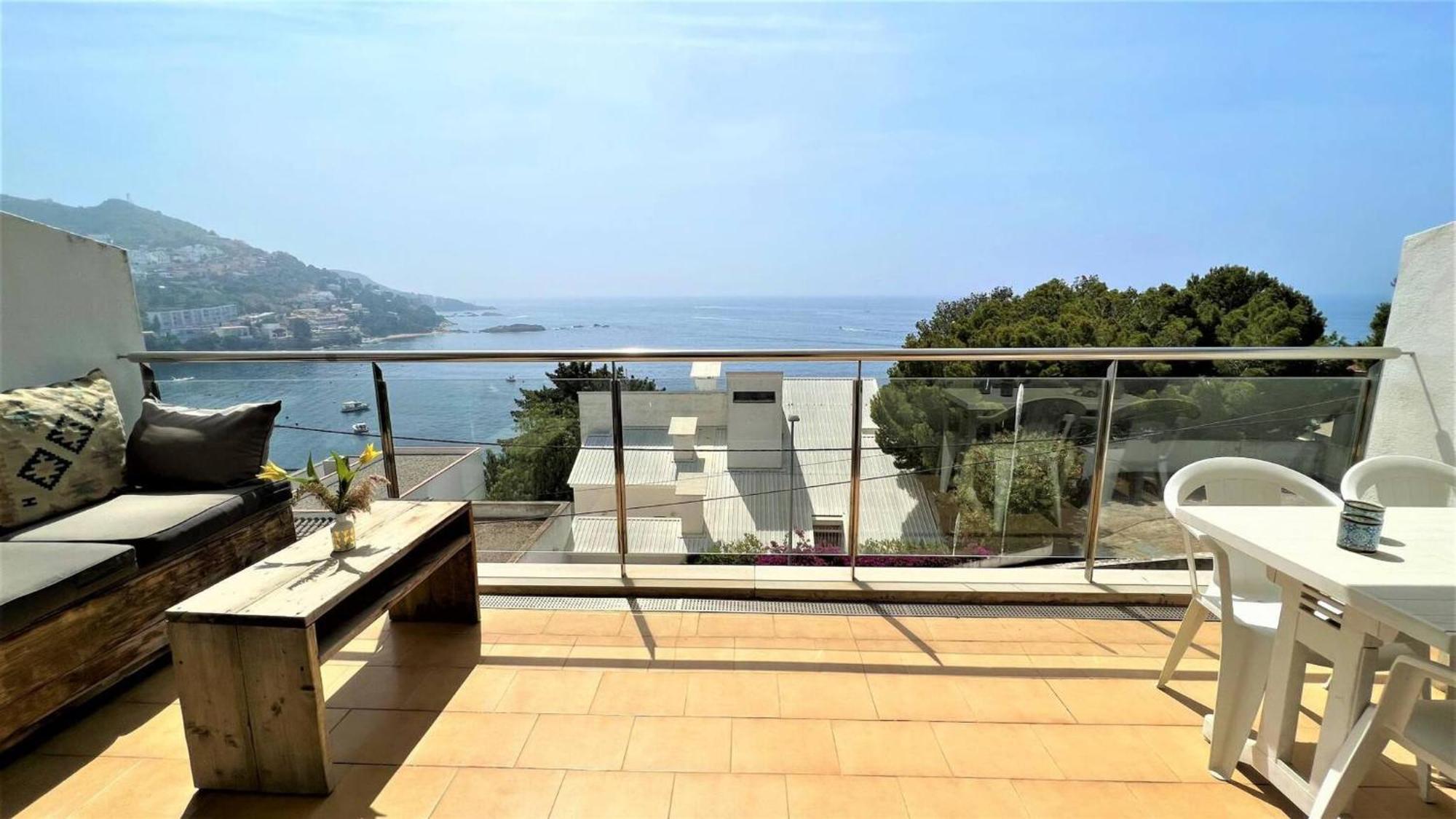 Apartamento Vista Mar Y Parking En Roses Av-27 Esterno foto