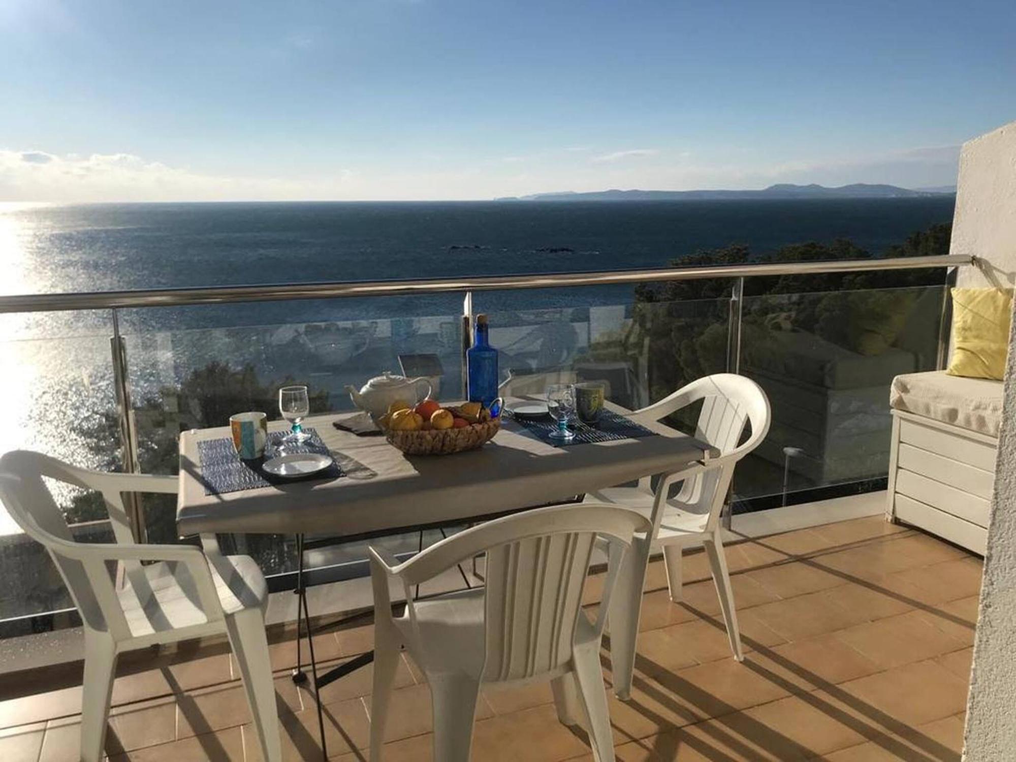 Apartamento Vista Mar Y Parking En Roses Av-27 Esterno foto