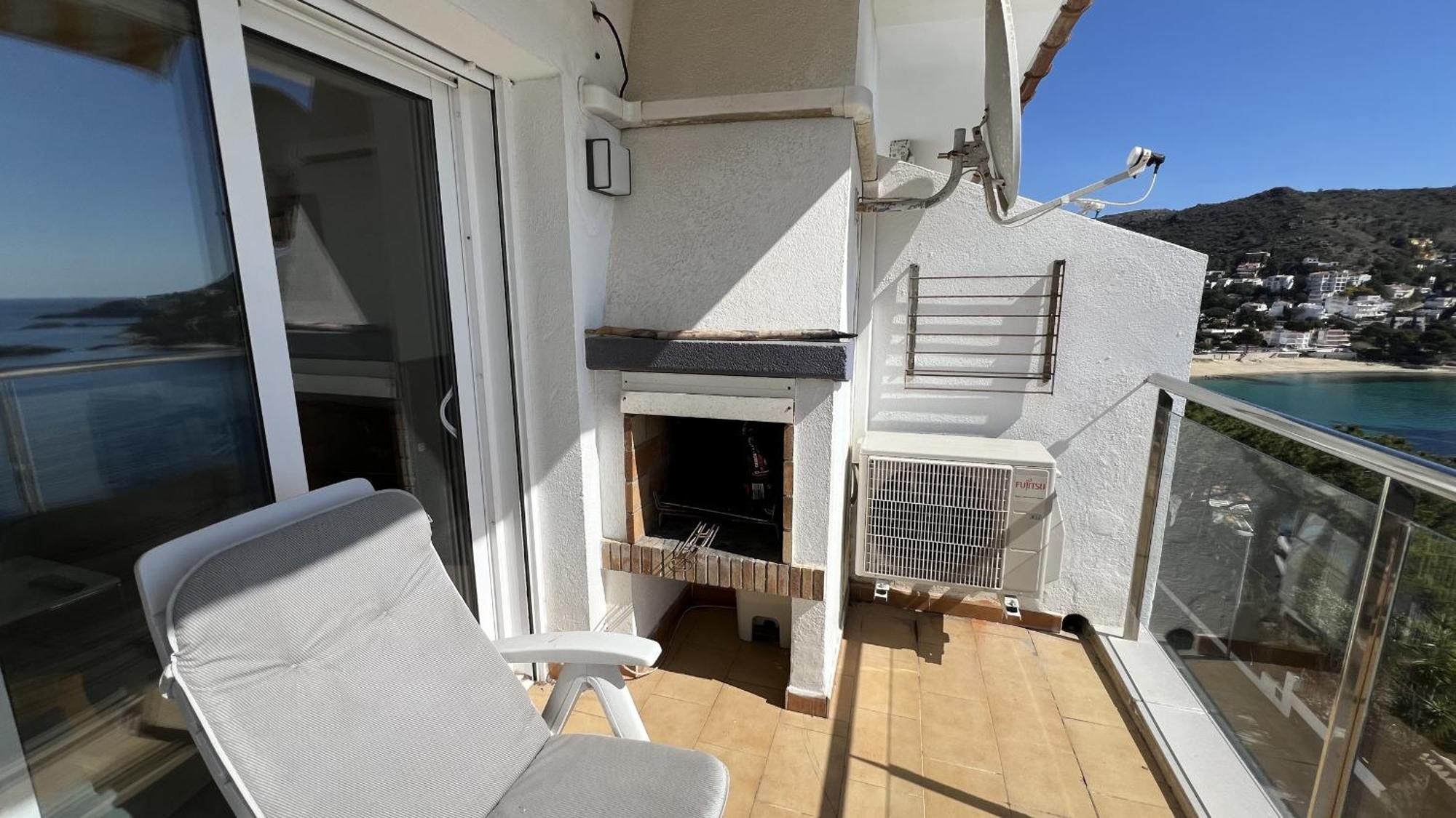 Apartamento Vista Mar Y Parking En Roses Av-27 Esterno foto