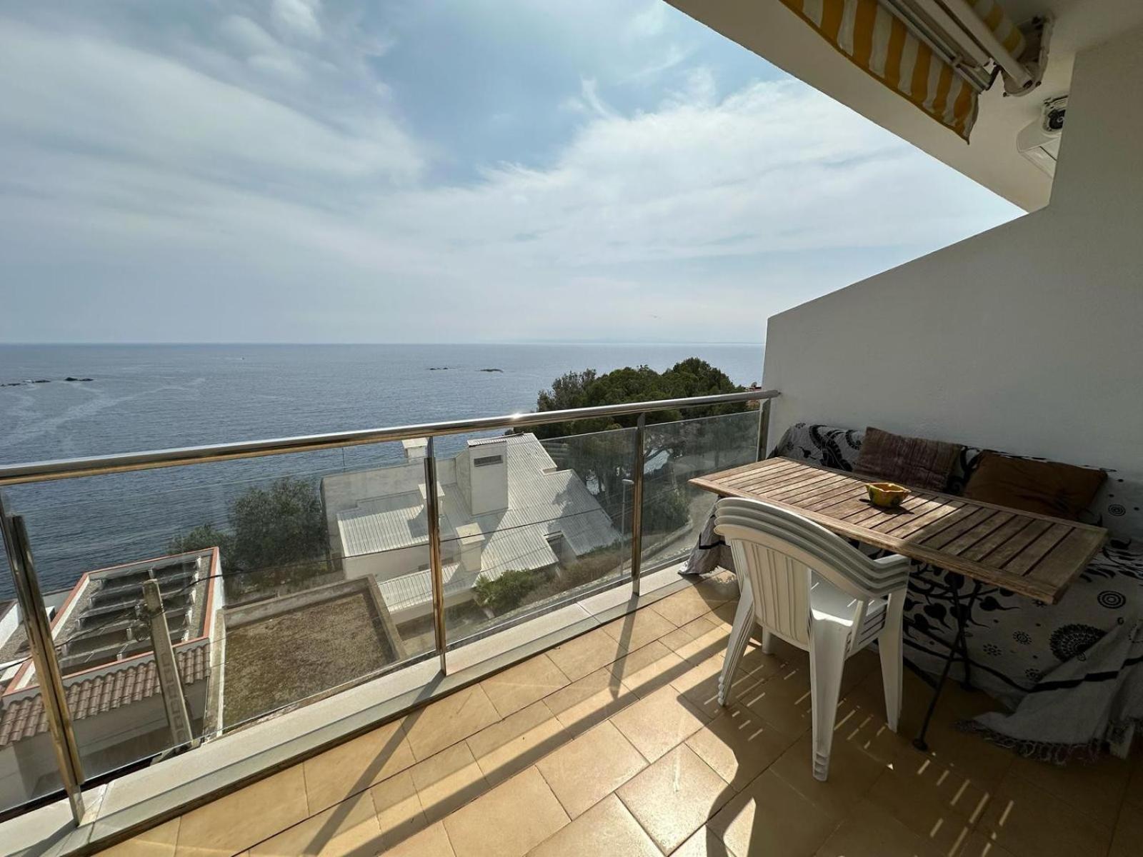 Apartamento Vista Mar Y Parking En Roses Av-27 Esterno foto