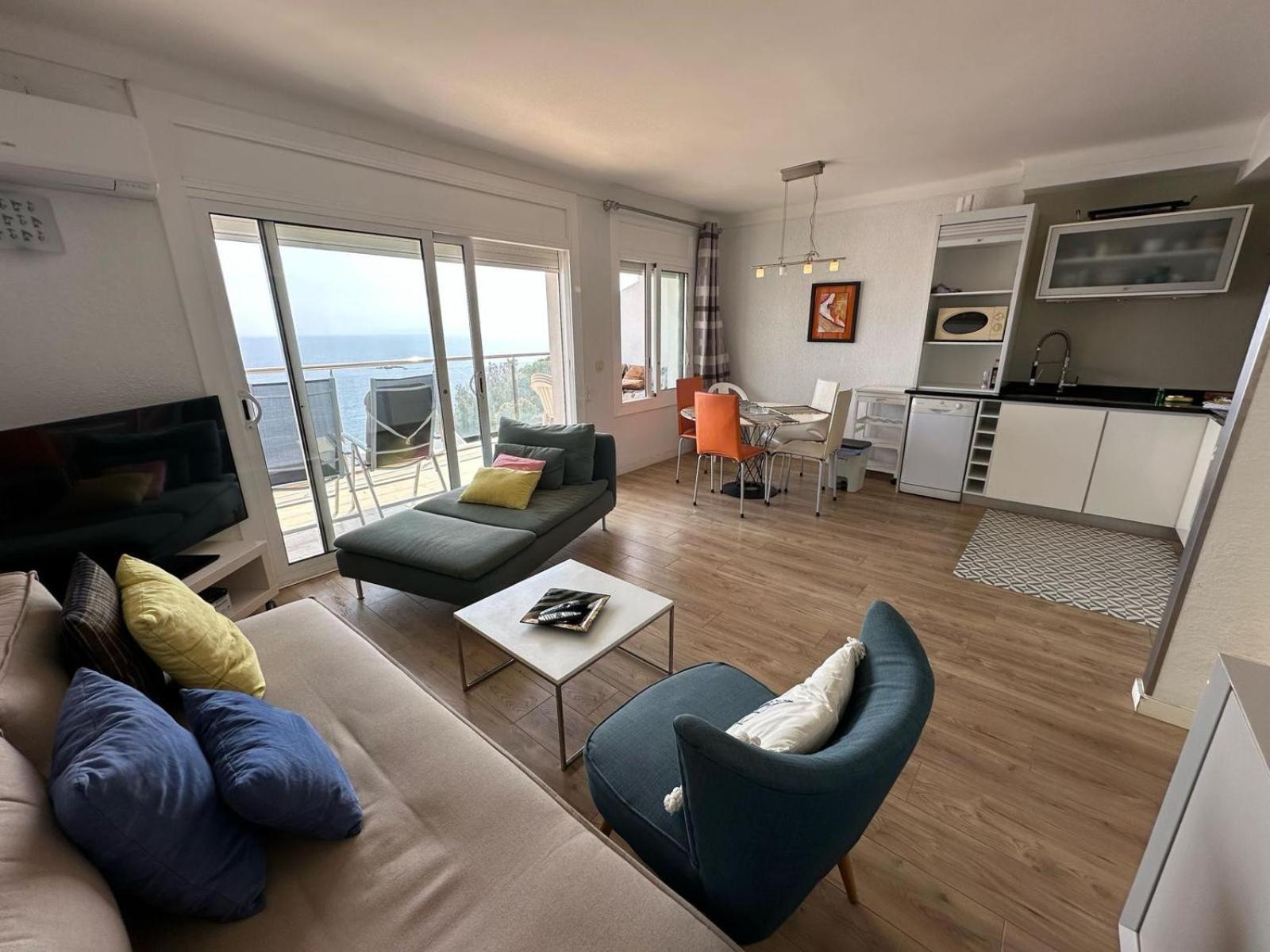 Apartamento Vista Mar Y Parking En Roses Av-27 Esterno foto