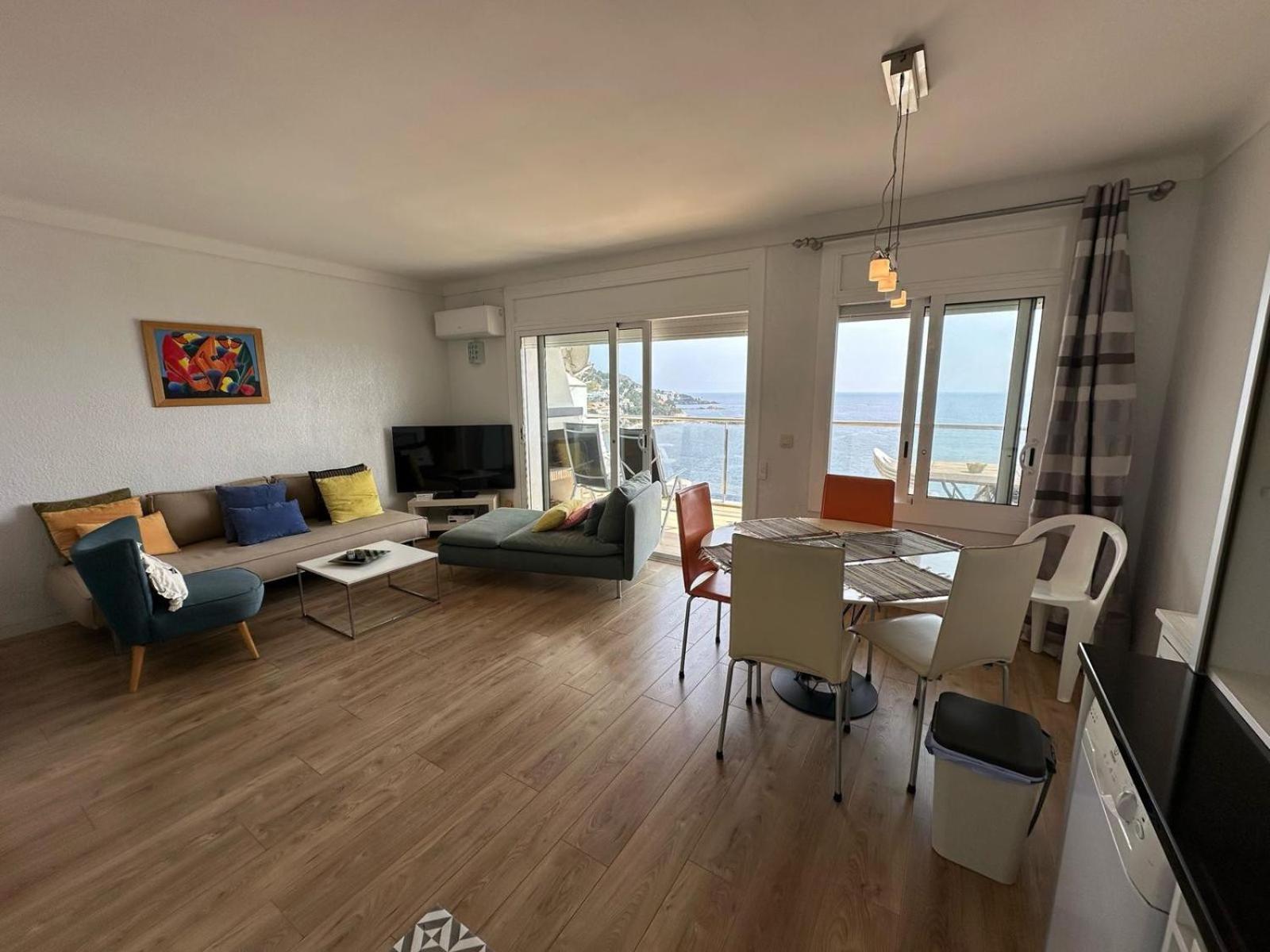 Apartamento Vista Mar Y Parking En Roses Av-27 Esterno foto